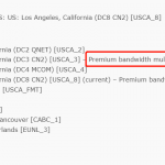 搬瓦工 Premium bandwidth multiplier: 0.33x 是什么意思？