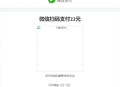 网站微信支付二维码不显示